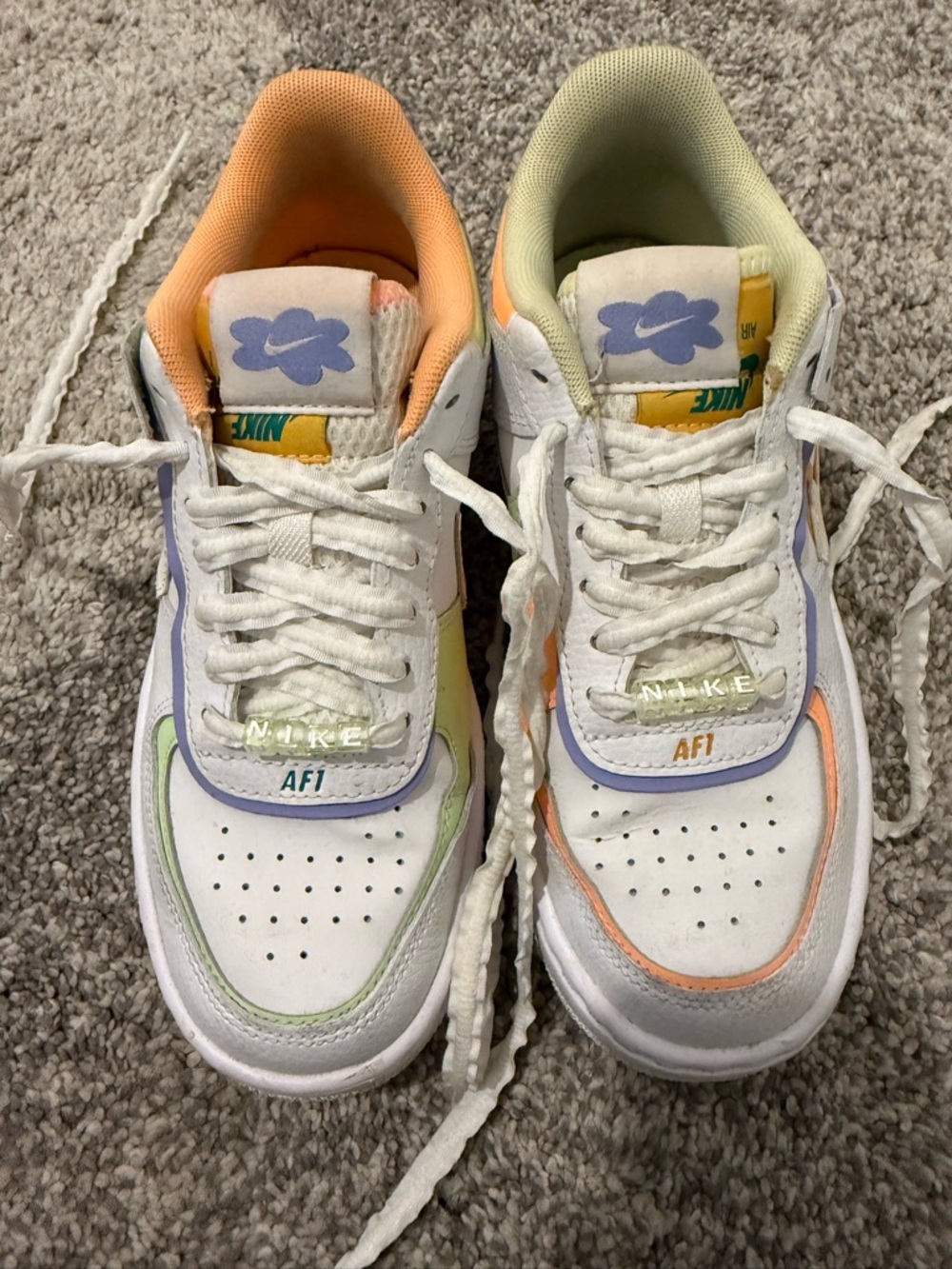 Nike Air Force 1 Shadow Pastel Multi-Accent Sneakers - Picture 4 of 4